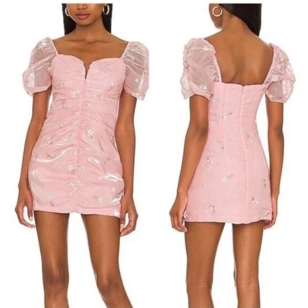 Amanda uprichard pink mini dress